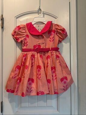 Dollcake Pink floral Dress size 7